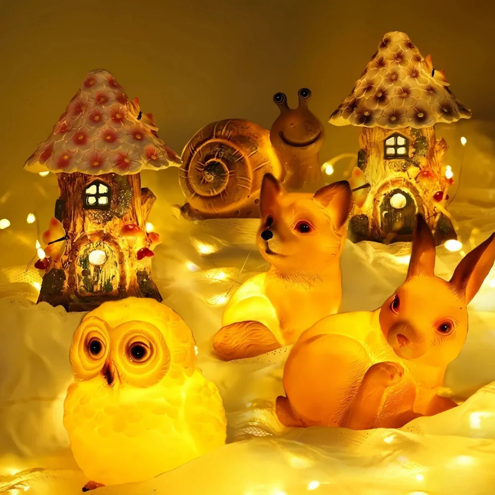 Whimsical Solar Animal Waterproof Outdoor Lights for Garden