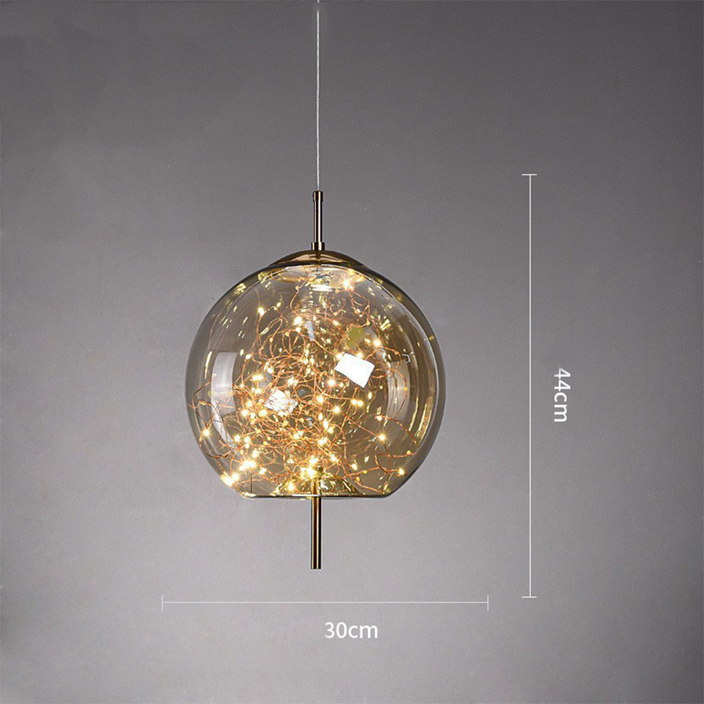 Decorative LED Pendant Light Adjustable Hanging Ceiling Light
