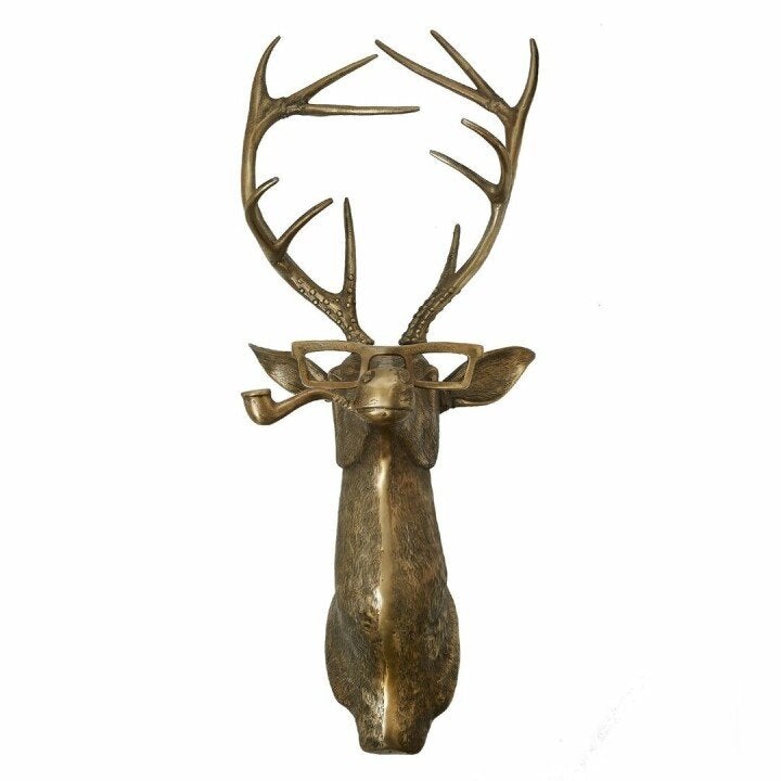 Artful Vintage Deer Head Wall Decoration