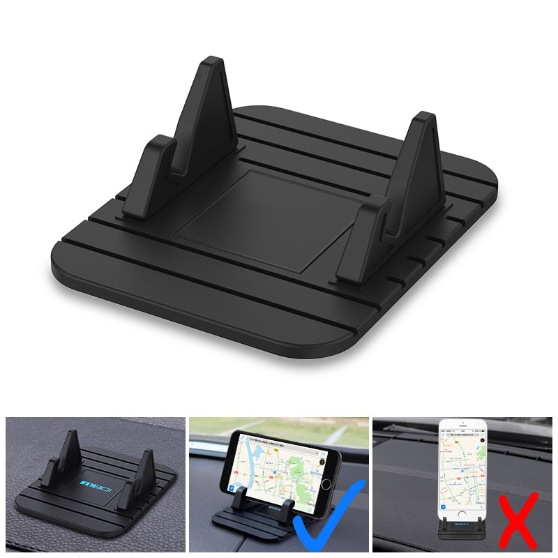 Dashboard Phone Holder for Car Non-Slip Hands-Free GPS Mount