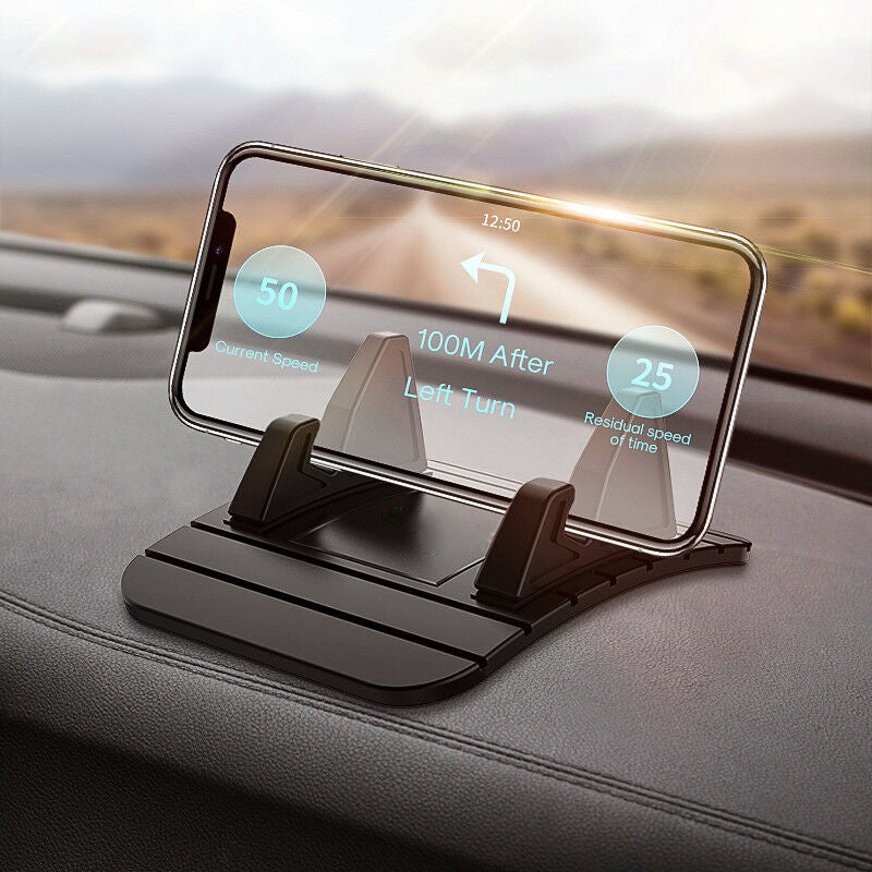 Dashboard Phone Holder for Car Non-Slip Hands-Free GPS Mount
