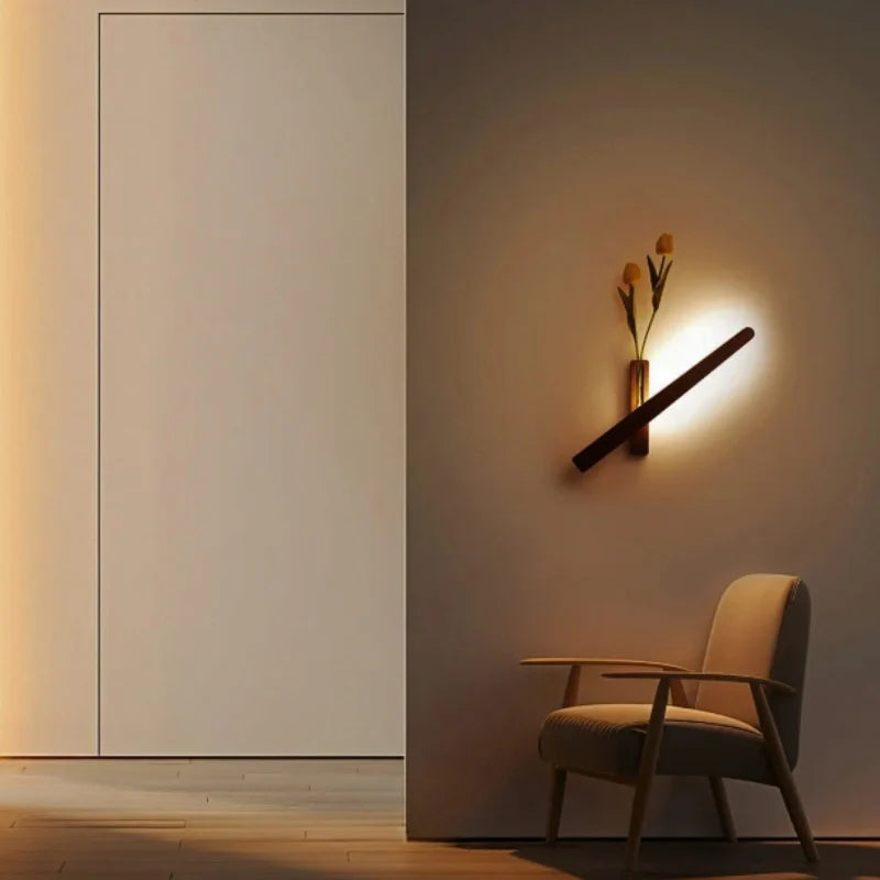 Rotatable Wall Lights with Decorative Vase Feature