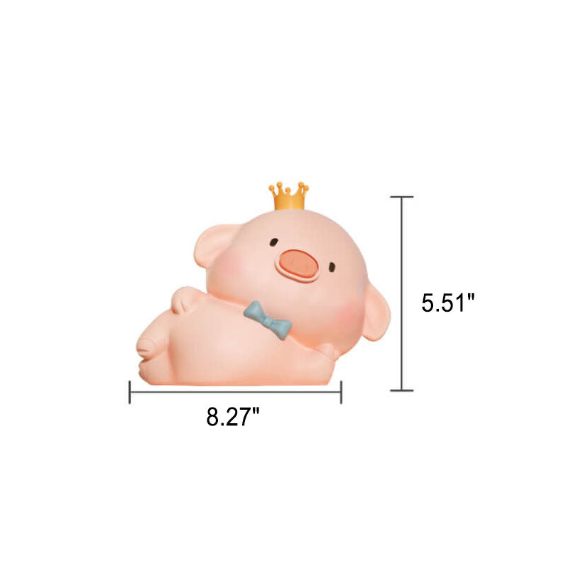 Cute Piggy Silicone LED Night Light Bedside Table Lamp - Image 4