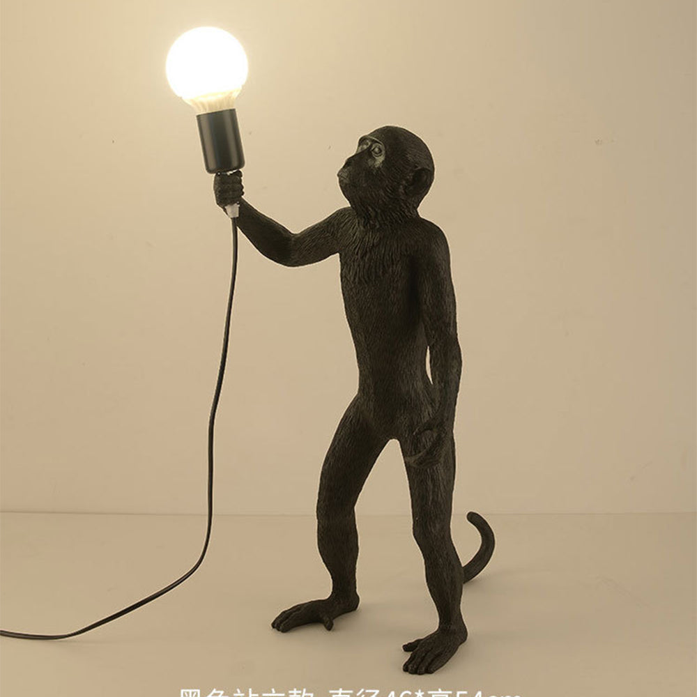 Black Monkey Table Lamp Or Bedside Lights - Image 2