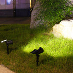 Adjustable Solar Garden Spotlight Multi-Color Outdoor LED Lighting