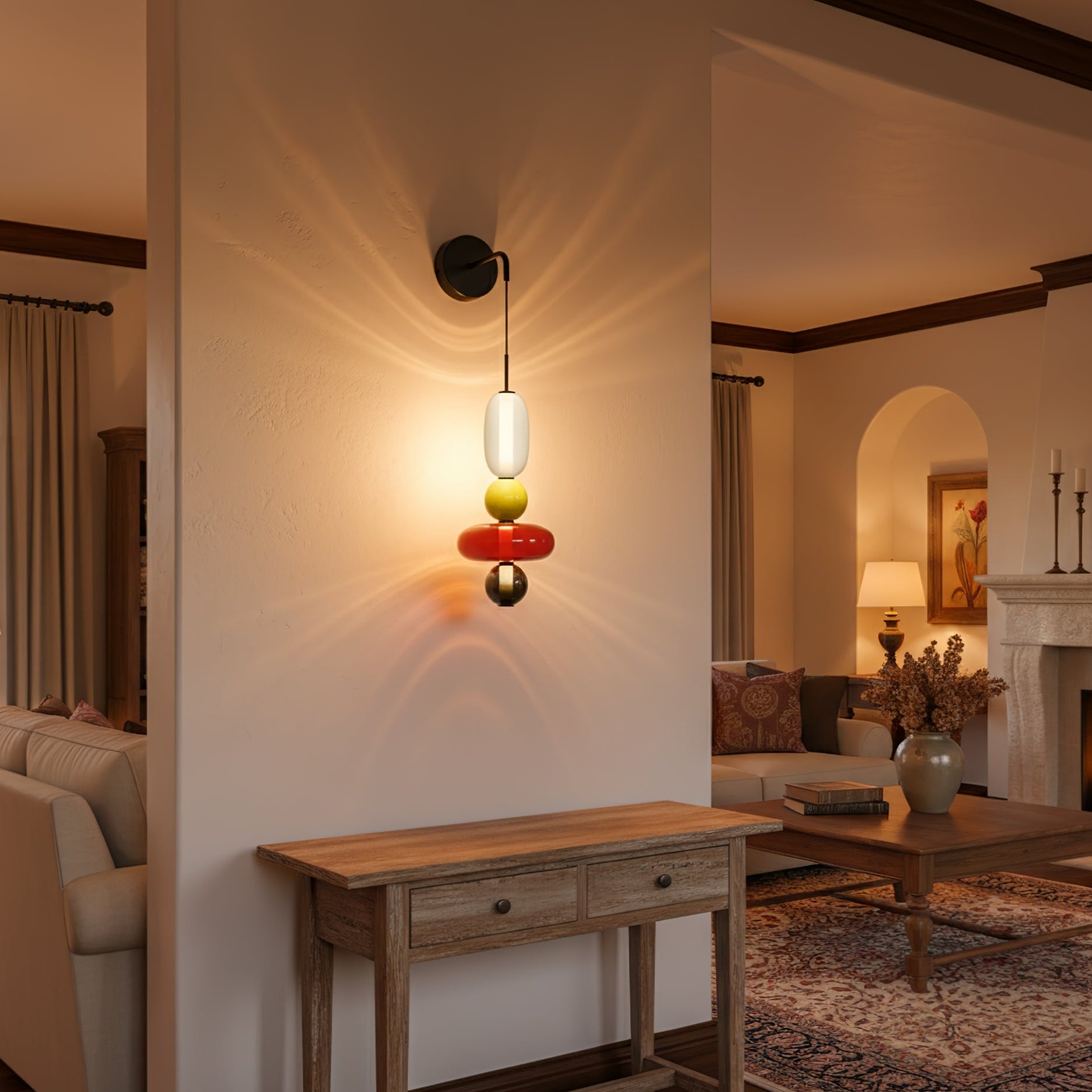 Colourful Statement Wall Lights for Modern Homes