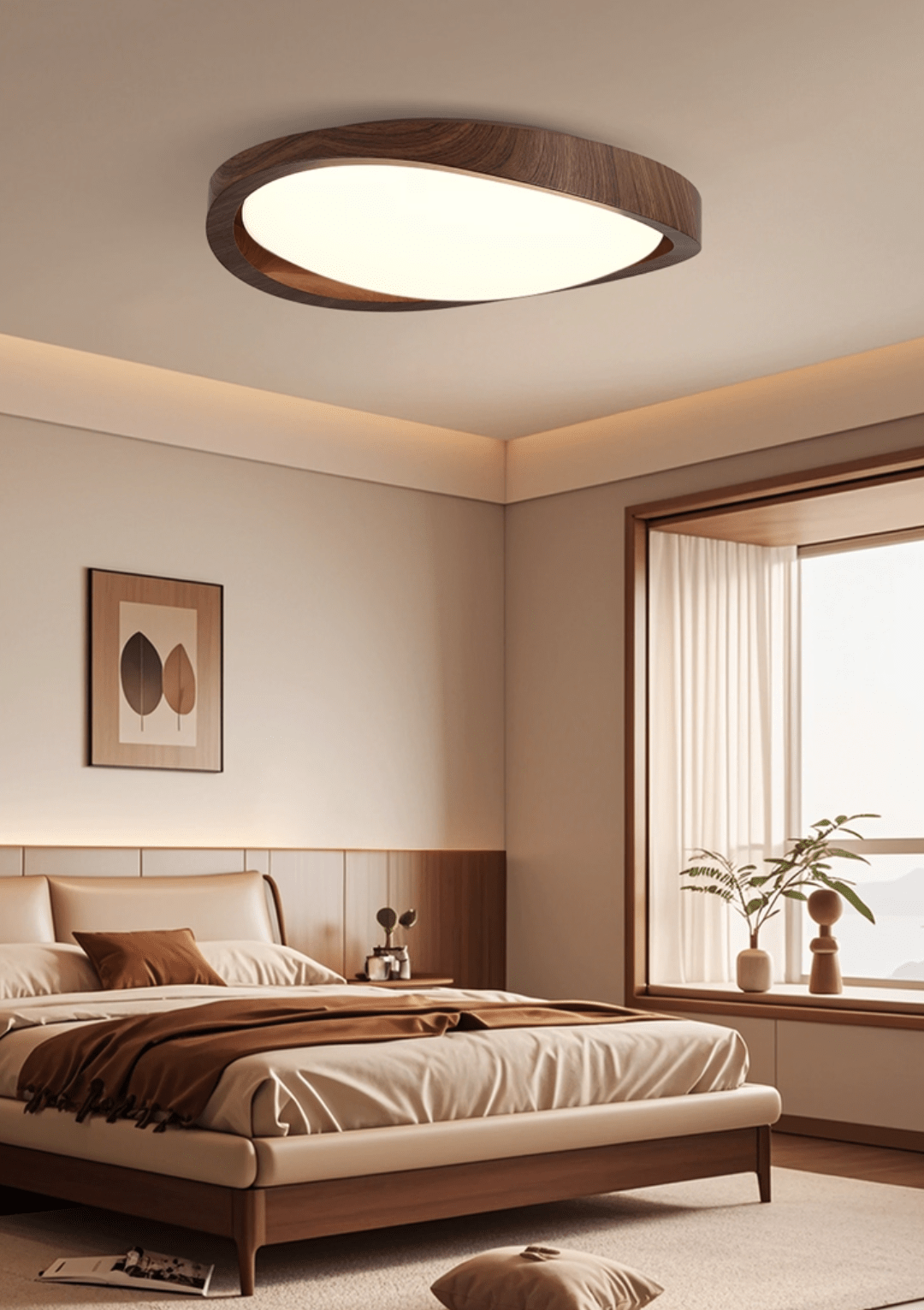 Curved Edge Ceiling Lights for Modern Interiors