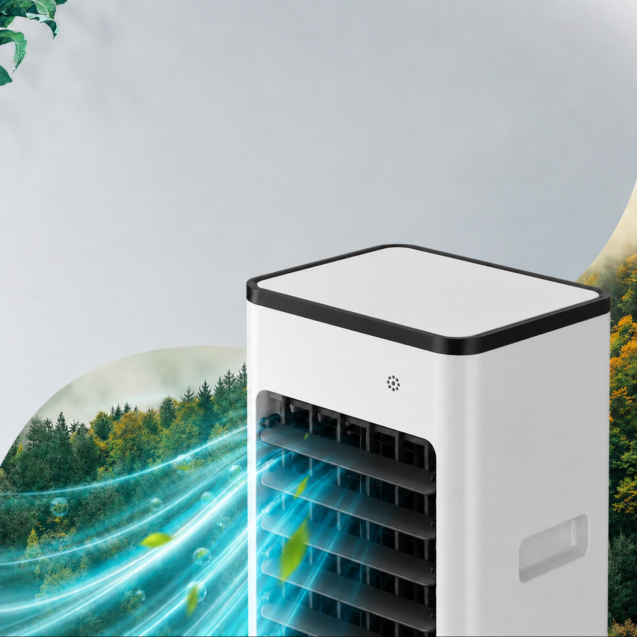 Portable Evaporative Air Cooler 3-in-1 Cooling, Fan, Humidifying