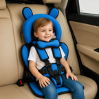 Children Car Seat Head Support Pillow with Bear Design