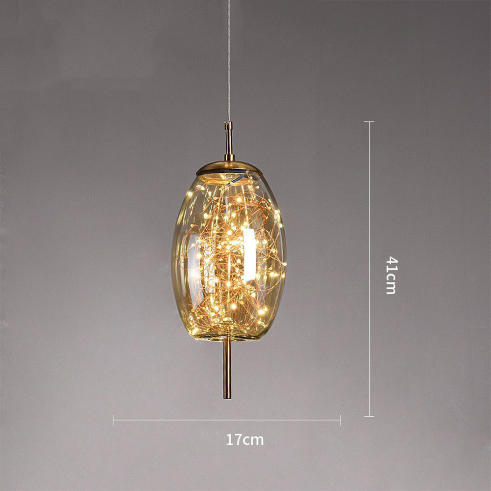 Decorative LED Pendant Light Adjustable Hanging Ceiling Light
