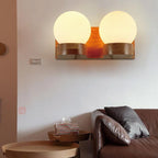 Contemporary Wall Lights with Single or Double Glow