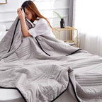 Lightweight Breathable Cooling Blanket for Comfortable Sleep