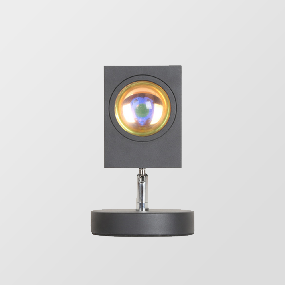 LED Sunset Effect Table Lamp Warm Ambient Decorative Light