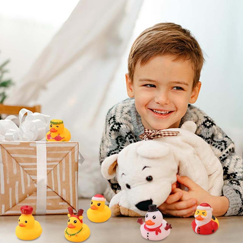 24 Piece Rubber Duck Christmas Advent Calendar - Image 3