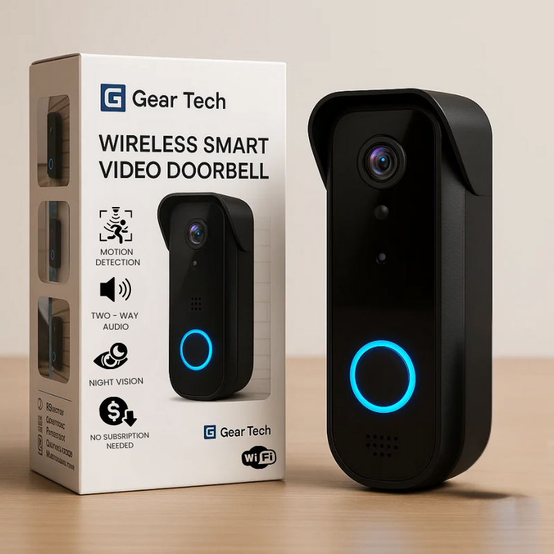 Wireless Video Doorbell Camera HD, Motion Alerts & Long Battery Life
