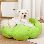 Pet Bed Flower Shaped Washable Dog Cat - Image 3