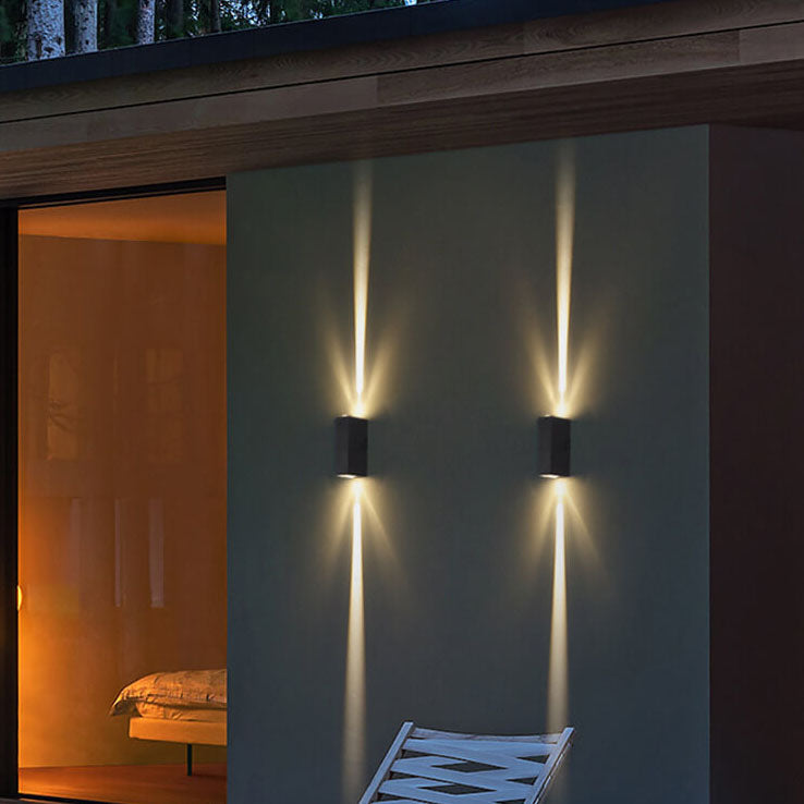 Sleek Water Resistant Outdoor LED Wall Light
