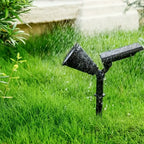 Adjustable Solar Garden Spotlight Multi-Color Outdoor LED Lighting