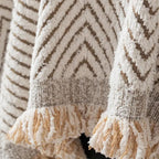 Elegant Herringbone Couch Cover Easy‑Care Furniture Shield
