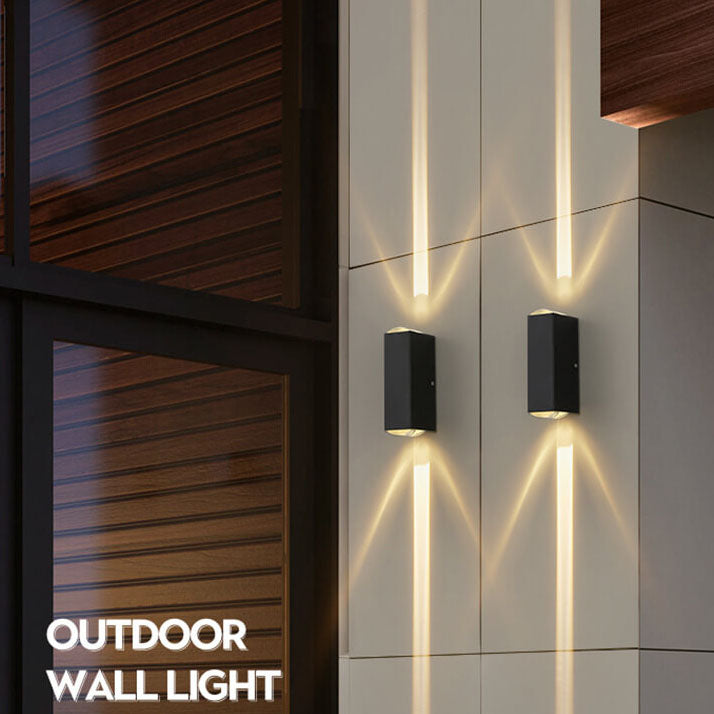 Sleek Water Resistant Outdoor LED Wall Light