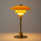 Solviane - Scandinavian Glass Table Lamp with Minimalist LED Lighting