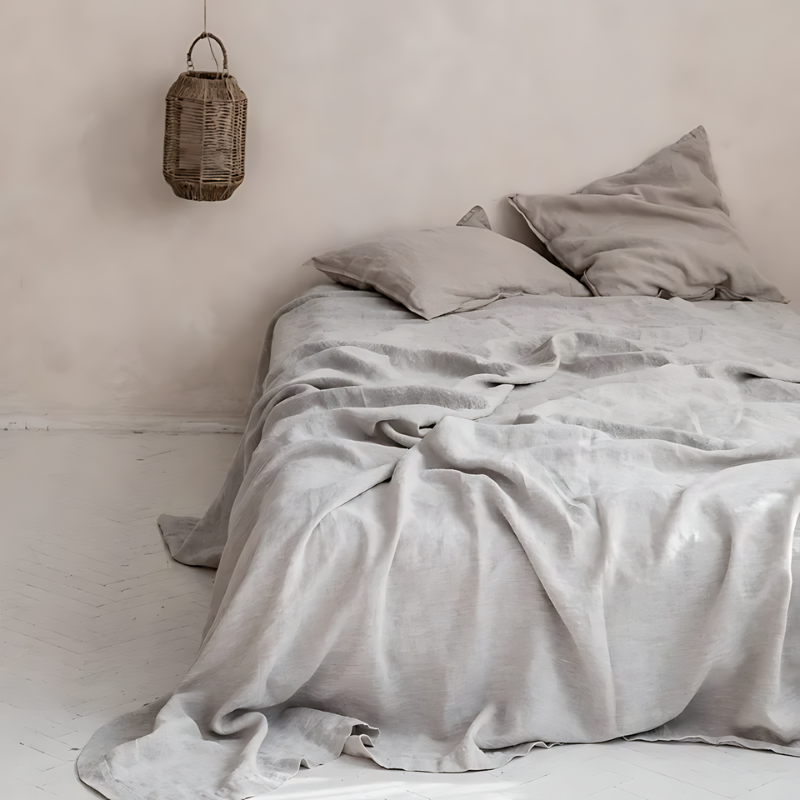 Skorter | Classic Linen Bed Sheet