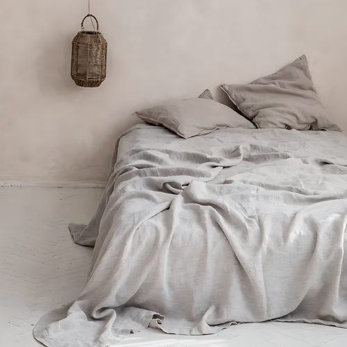 Skorter | Classic Linen Bed Sheet