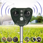 Solar Ultrasonic Bird Repeller Garden and Property Pest Deterrent