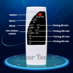 Stylish Bladeless Cooling Fan for Home Use