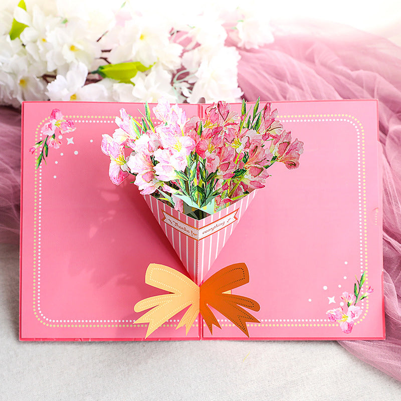 Unique Mother’s Day Greeting Card Artistic Pop‑Up Design