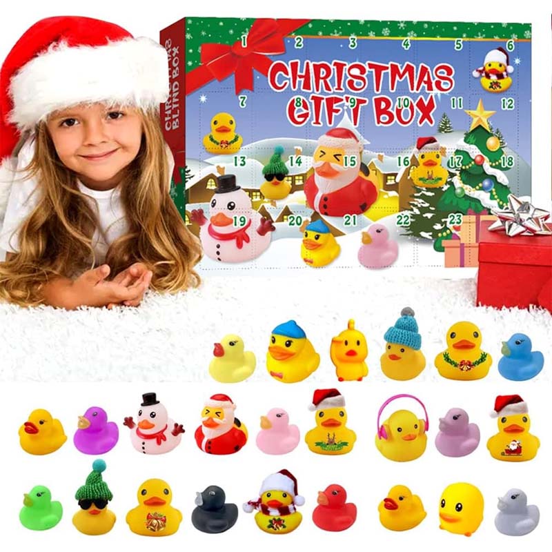 24 Piece Rubber Duck Christmas Advent Calendar - Image 5