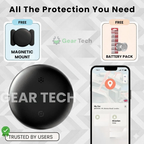 Compact Car Tracker with 24/7 Security & App Control