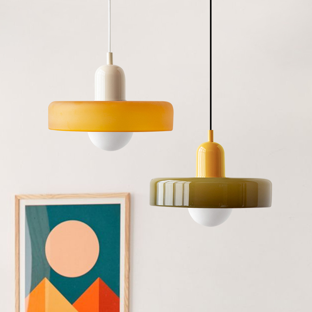 Modern Art Deco Halo Pendant Light for Living Spaces