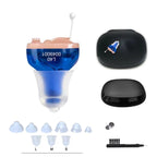 Compact Invisible Hearing Aids Rechargeable Noise-Reduced Design