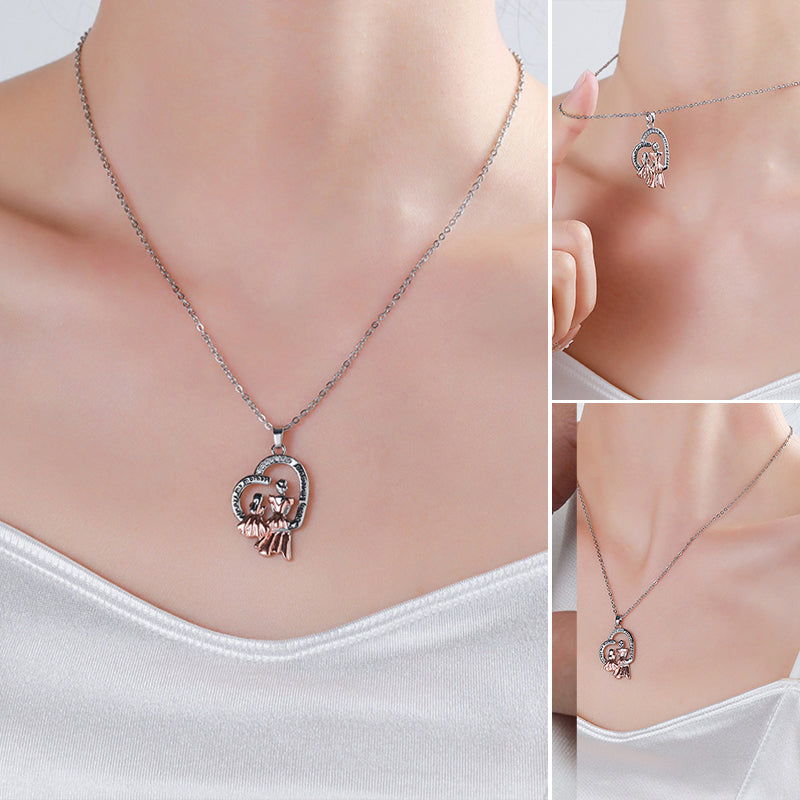 Mother’s Day Jewellery Gift Elegant Mother‑Daughter Necklace