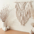 Macrame Wall Hanging Handwoven Boho Cotton Fringe Tapestry Bedroom Decor