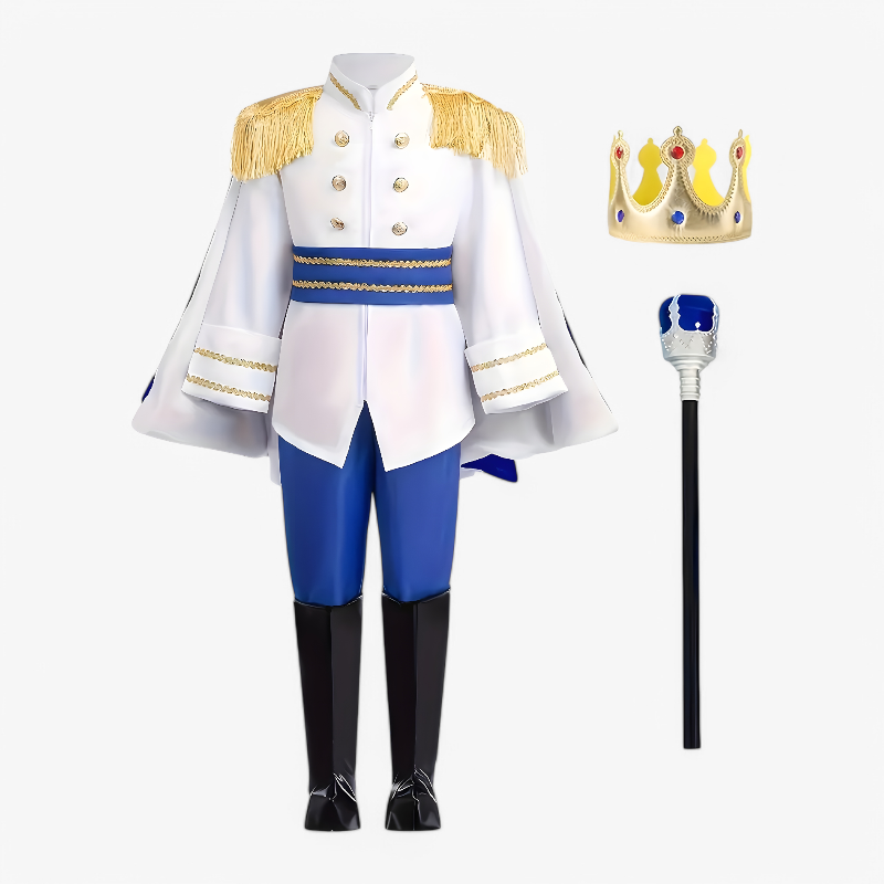 Boys 4 Piece Prince Costume Set - Image 7