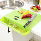 Cutting Board Container Storage Box Portable Meal Prep Chopping Tray - Image 6