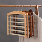 Clothing Trouser Organizer Multi-Bar Compact Storage Hanger