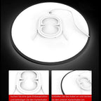 Sleek Round Bathroom Ceiling Light Slim Indoor LED Fixture