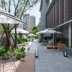 Outdoor LED Square Garden Light Modern Pathway Fixture
