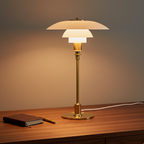 Solviane - Scandinavian Glass Table Lamp with Minimalist LED Lighting - Image 3