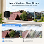 1080P WiFi Window Security Camera with 32GB Card