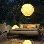 Radiant Moon Sphere Outdoor Lights – Solar LED Garden Light with Remote Control