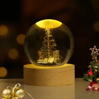 LED Crystal Sphere Night Light Cosmic Ambient Home Decor