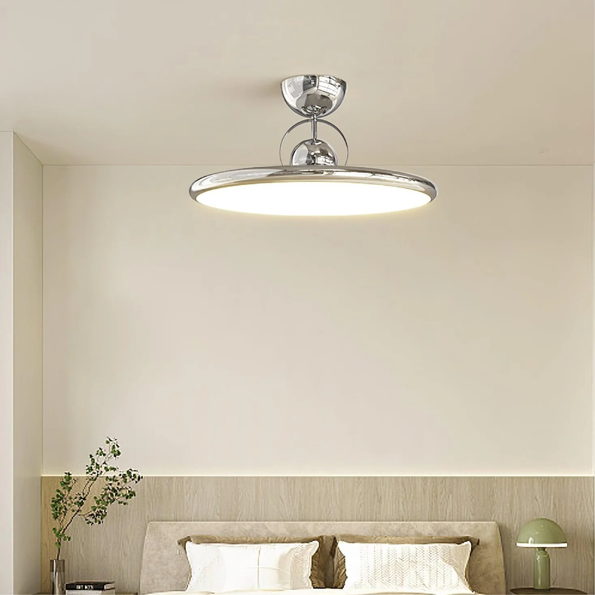 Flush Mount Ceiling Light Modern Elegant Low Ceiling Fixture - Image 2