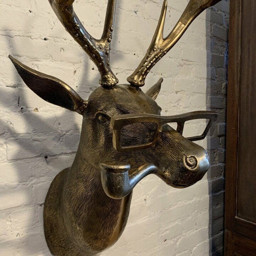 Artful Vintage Deer Head Wall Decoration