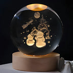 LED Crystal Sphere Night Light Cosmic Ambient Home Decor
