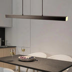 Slim Linear Pendant Light Contemporary LED Hanging Light
