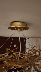 Branch Style Crystal Ceiling Light Decorative Indoor Lighting Fixture